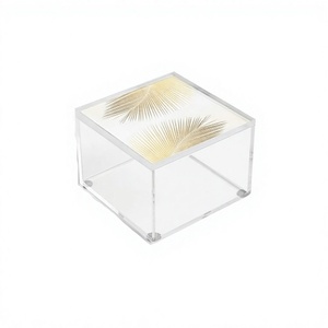 Marvelous Design Acrylic Sweets <b>Box</b> Square Shape Customized Size Sweet <b>Box</b> For Home Hotel And Restaurant - Product Image 1