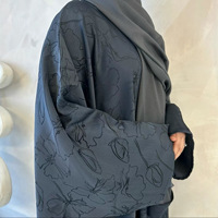 Nouveau modèle Abaya Pakistan Dubaï Vente en gros Abaya Jacquard Kaftan Abaya Robes musulmanes pour femmes