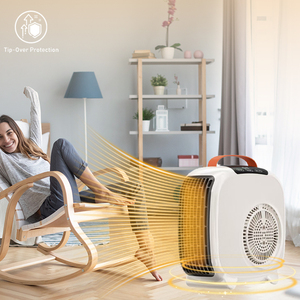 Fabricante <span class=keywords><strong>mejor</strong></span> venta al por mayor de calentador de espacio eléctrico de escritorio cable de calefacción portátil independiente calentador de ventilador de calentamiento rápido - Product Image 2