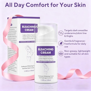 Crème éclaircissante pour la peau, crème anti-taches brunes, crème éclaircissante et blanchissante pour la peau, en vrac, avec vitamine C pour les parties intimes - Product Image 4