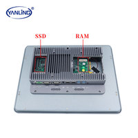 PC industriel tactile 12,1 pouces I5 9-36V DDR4 TPM2.0 IP65 Tout-en-un avec écran LCD pour applications automobiles, distributeurs automatiques et kiosques