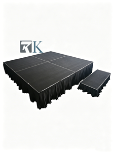 Scène mobile légère, plateforme de scène pliable en alliage d'aluminium pour événements en plein air - Product Image 2