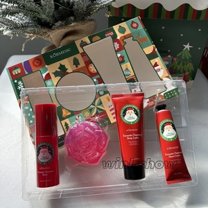 Juego de Regalo de Navidad de 4 Piezas, Jabón en Forma de Rosa y Crema de Manos con Aroma a Frutas, Spray Corporal, Regalo para el Día de San Valentín - Product Image 2