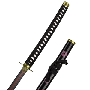 130cm One Piece Roronoa <span class=keywords><strong>Zoro</strong></span> Arme Réplique Shusui Katana Épée Véritable Samouraï Japonais - Product Image 3