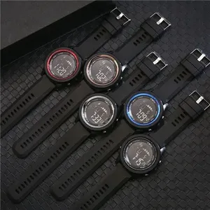 Orologio sportivo digitale rosso impermeabile - Product Image 1