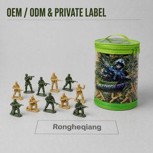 Set di Mini Soldatini Militari in Plastica ABS, Giocattoli Graffiti, 100 Pezzi Figurine in PVC per Bambini e Bambine - Product Image 4