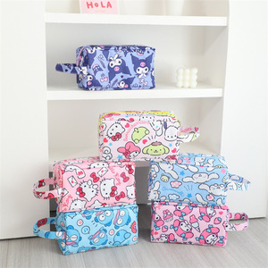 Neceser Kawaii de Dibujos Animados para Mujer <span class=keywords><strong>Bolsa</strong></span> de Maquillaje Labubu <span class=keywords><strong>Hello</strong></span> Kt Kuromi Cinnamoroll de <span class=keywords><strong>Viaje</strong></span> Portátil e Impermeable - Product Image 3