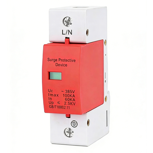 GLOMRO 1P/2P/3P/4P 100KA Class II SPD Surge Protective Device