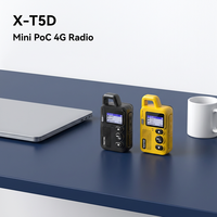 Radio POC légère pour entreprise, petit format, talkie-walkie rechargeable, radio à bouton-poussoir YANTON T-X5D