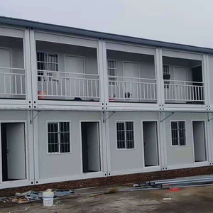 Contenedor fácil de montar de 40 pies y 2 dormitorios, casas prefabricadas de paquete plano en <span class=keywords><strong>Bulgaria</strong></span> para uso de oficina o apartamento - Product Image 3