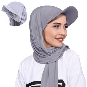 Gorra Deportiva Instantánea para Hijab con Visera Tipo Pico de Pato, Protección UV Integrada, Capa para Uso Modesto, Venta al por Mayor, Personalizable - Product Image 1