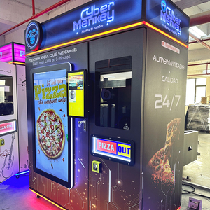 Distributeur automatique de pizzas intelligent IPLAYSMART avec écran tactile (32/55 pouces), options de paiement multiples, capacité de 20 à 150 pièces, chauffage à 350°C - Product Image 2