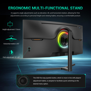Monitor Curvo de 34 Pulgadas, Monitor de Escritorio <span class=keywords><strong>para</strong></span> Juegos, 3440*1440, 200Hz, <span class=keywords><strong>Pantalla</strong></span> VA <span class=keywords><strong>para</strong></span> <span class=keywords><strong>PC</strong></span>, <span class=keywords><strong>para</strong></span> Compras Corporativas, 1 Año de Garantía - Product Image 4
