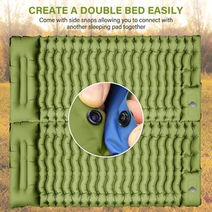 <span class=keywords><strong>Matelas</strong></span> de couchage ultraléger et oreiller <span class=keywords><strong>sans</strong></span> valve, design compact pour la randonnée et le camping, <span class=keywords><strong>matelas</strong></span> de camping ergonomique - Product Image 4