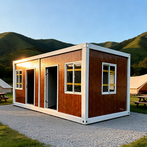 Maison conteneur de luxe pliable en acier léger, mobile, flexible, au design moderne et léger, pour camping, chambre, salle d'activités, <span class=keywords><strong>mini</strong></span> et portable - Product Image 1