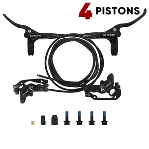 Frenos de Disco Hidráulicos de Aceite BUCKLOS OEM/ODM con 4 Pistones y Rotores para Bicicleta Eléctrica Plegable - Product Image 1