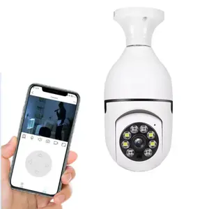 Bulb Surveillance Camera Night Vision 360 Automatic Human Tracking Indoor HD Wifi Smart Camera Home Security Wireless Camera