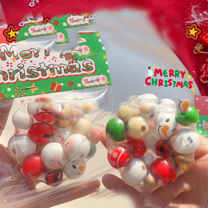 Juguete de Peluche Navideño Hecho a Mano, Bola Blanda para Apretar, Juguete Antiestrés para Niños y Adultos - Product Image 1