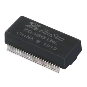 Transformateur Lan de Modules d'isolement d'Ethernet de filtre du réseau SMD de TG1G-E201NV6RL TG1G-E201NV6LF 48-Pin