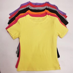 Moda tereyağı yumuşak nervürlü pamuk Spandex lüks yaz örme kumaş Casual kadın özel nakış ile LoungeWear setleri - Product Image 3