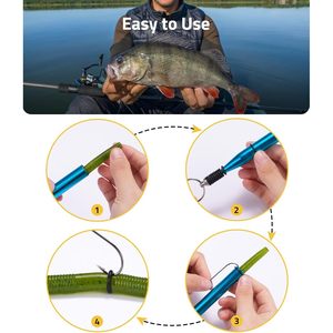 Cvlife Wacky <b>Worm</b> Kit 48Pcs 5.5 Inch Lures With 100 O Rings 30 Hooks Tackle Box For Bass Fishing Freshwater Lure Fishing - Product Image 6