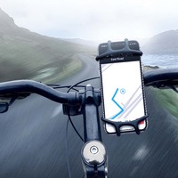 Support de téléphone portable universel simple pour vélo, 4,0 à 6,0 pouces, rotatif à 360 degrés, pour vélo et moto, vente chaude