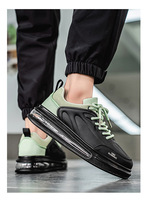 Chaussures de course décontractées pour hommes à lacets, de haute qualité, à motif uni, en maille respirante, légères et tendance