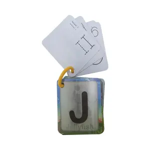 Custom Spelen 3d Yugioh Kaarten Zicht Wordsself Love Affirmation Post Study Card/Plastic Play Flash Cards Kids Games Educatief