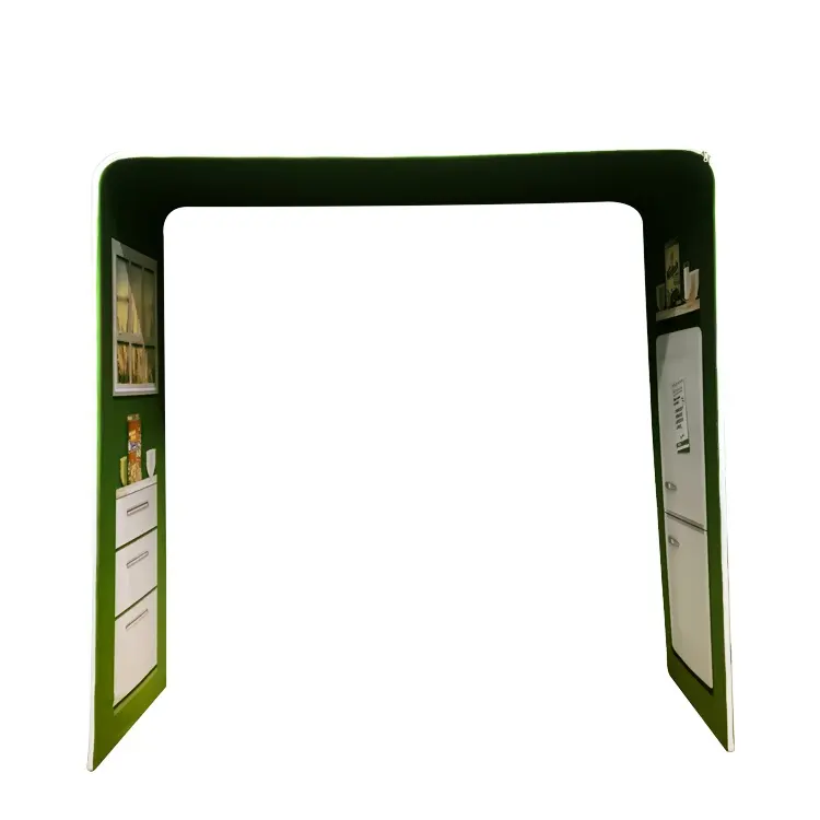 Schlussverkauf individuell bedrucktes Logo hochwertige Sublimationskampanje Outdoor Indoor verstellbarer flexibler Stand Werbebanner Bogen