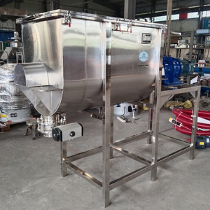 Mélangeur à ruban horizontal antidéflagrant, moteur AC, alimentation et déchargement automatiques, mélangeur efficace en acier inoxydable, produits chimiques fins - Product Image 2