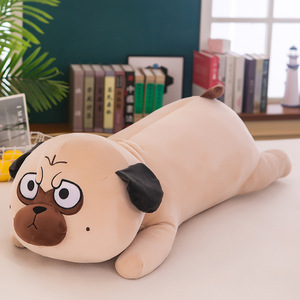 Venta al por mayor Kawaii suave rey británico gatos y Baza perro negro juguetes de peluche realistas muñecos de animales de peluche para dormir almohada para niños - Product Image 5