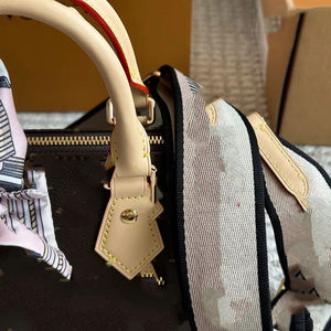 Sacs bandoulière Boston de luxe haut de gamme pour femmes 2025 avec logo imprimé rétro, sac à main supérieur, sac Boston en forme d'oreiller pour dames - Product Image 2