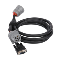 Fábrica 9 pines Tipo 1 macho 9P Tipo 1 tornillo hembra negro 15 pines macho J1939 conector Deutsch divisor Circular Cable lector de código