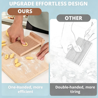 Planche à gnocchis avec design pour une utilisation à une main, grande spatule à gnocchis pour la préparation de gnocchis maison