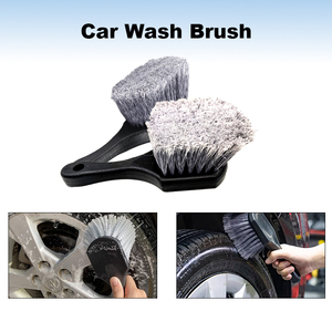 Cepillo Multiusos para Lavado de Autos - Cepillo para Llantas y Rines con Mango Corto y Duradero para Detallado Profesional - Product Image 4