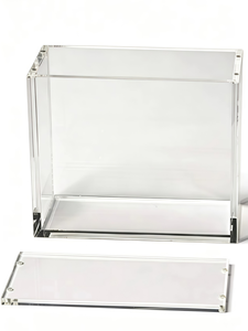 Boîte de présentation en acrylique à assembler soi-même, <span class=keywords><strong>vitrine</strong></span> transparente anti-poussière, adaptée aux petites statues, objets de <span class=keywords><strong>collection</strong></span>, etc. - Product Image 5
