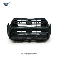 Kits de carrosserie pour pick-up 4x4 les plus vendus, peints en noir/rouge, protection de pare-chocs avant, calandre ABS, kit de pare-chocs avant pour 4Runner 2025+