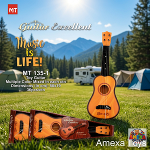 Guitarra de Juguete Educativa de Madera, Mini Guitarra Española para Práctica Infantil y Actuaciones en Escenario - Product Image 3