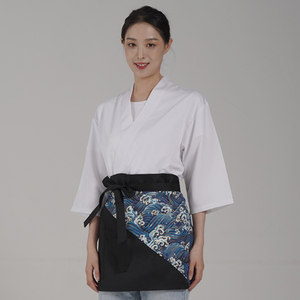 Ensemble de veste de chef japonaise unisexe élégante, vêtements de cuisine élégants <span class=keywords><strong>pour</strong></span> restaurant, bar et boulangerie - Product Image 1