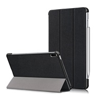 Capa inteligente de couro triplo, venda quente, capa inteligente de couro para huawei matepad pro 10.8 2019 2021