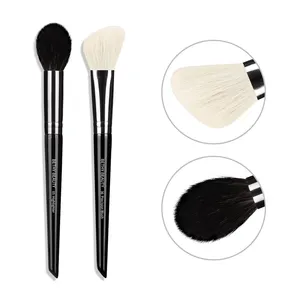 OVW 2pcs Hochwertige neue Highlight-Bürste Weiche Ziege Haar Wangen bürste Hot Sale Beauty Makeup Tools Großhandel auf Lager