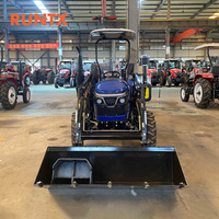 RUNTX 50 PS 4x4 Landwirtschaftlicher Radtraktor mit Frontlader Yangdong-Motor Optionale Kabine
