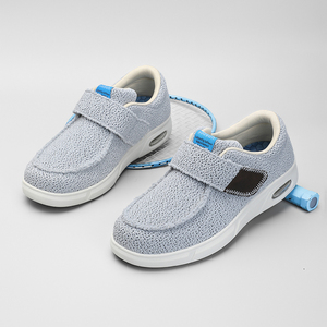 Chaussures confortables et souples pour hommes diabétiques, à large largeur, pour pieds enflés et œdèmes, pour personnes âgées - Product Image 1