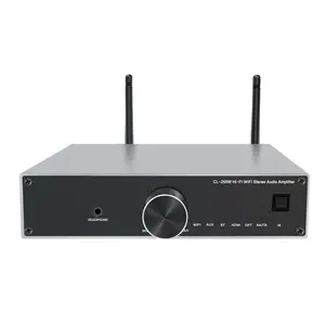 Лидер продаж Wi-Fi linkplay Airplay BT 5,0 LAN HDM I 2 100 Вт линейный AUX оптический мини домашний аудио усилитель