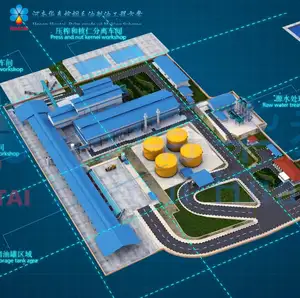 25t/Tag Roh palmöl verarbeitungs-und Raffinier maschine und Palm karnel öl verarbeitung maschinen Indonesien