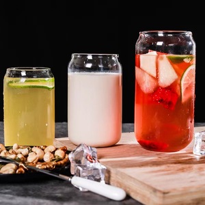 Wholesale <strong>Custom</strong> 12oz 16oz Craft Different Sizes Drinking Beer Glass Cup Beer Mugs Like Beer Cans - Product Image 1