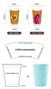 8oz 10oz 12oz 22oz Leak-Free Food Safe Cold And Hot Drinks Disposable <strong>Paper</strong> <strong>Cups</strong> Custom Disposable <strong>Paper</strong> Coffee <strong>Cup</strong> <strong>Paper</strong> <strong>Cup</strong> - Product Image 3