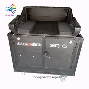 Estuche de transporte duradero y personalizado con elevación hidráulica de doble puerta para <span class=keywords><strong>mezclador</strong></span> DJ, estuche de vuelo con puerta abatible individual para <span class=keywords><strong>Allen</strong></span> & <span class=keywords><strong>Heath</strong></span> SQ6 con espacio 2U - Product Image 5
