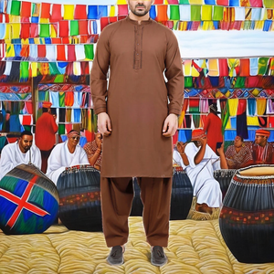 D-1031 Mahakali Fab Salwar Kameez pour homme, robe de designer pakistanaise en viscose - Product Image 2