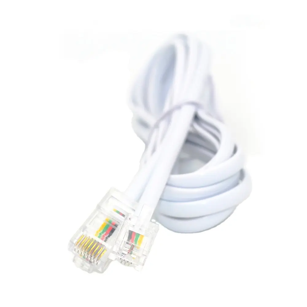Small order 6P4C to 8P4C Cable RJ11 to RJ45 Patch Cable